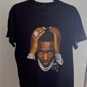 Black Graphic “Young Dolph” T-Shirt (Brand New)